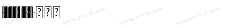 Rounded Mgen字体转换